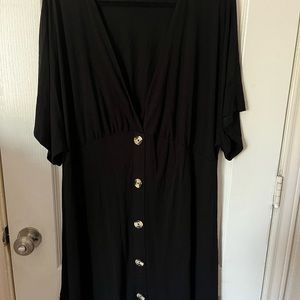 ASOS DESIGN BLACK DRESS SIZE 18